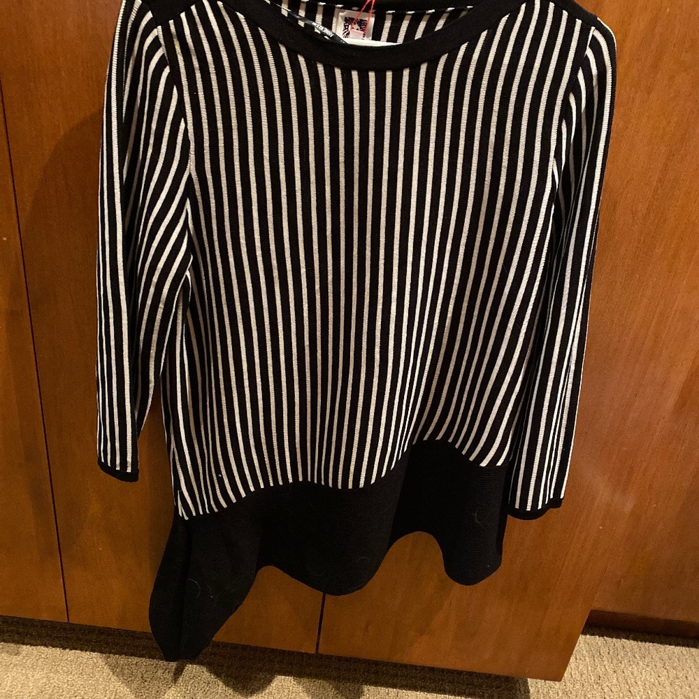 NWT Anne Klein Asymmetrical Sweater